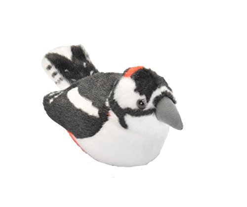 Flagspætte med fugl vokalisering, 14cm - Wild Republic